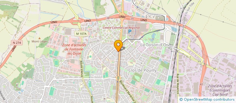 localisation de l'entreprise MONSIEUR PAUL DA COSTA  SAINT-CONTEST