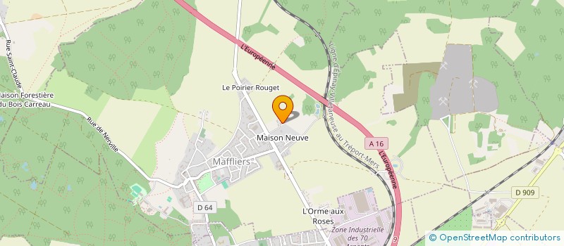 localisation de l'entreprise MONSIEUR PAUL DA CUNHA  MAFFLIERS