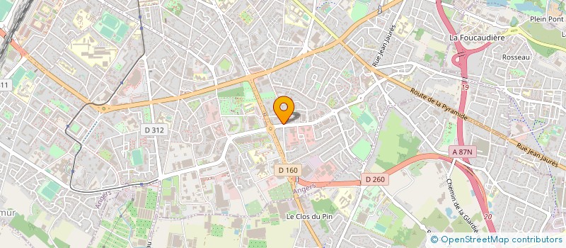 localisation de l'entreprise MONSIEUR PAUL DA ROS VETTORETTO à ANGERS