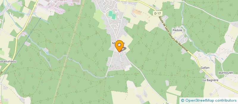 localisation de l'entreprise MONSIEUR PAUL DA SILVA  SOUSTONS