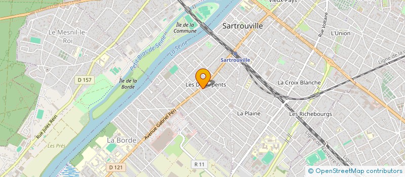 localisation de l'entreprise MONSIEUR PAUL DABIN à SARTROUVILLE