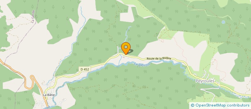 localisation de l'entreprise MONSIEUR PAUL DAGNINO  PEYROULES