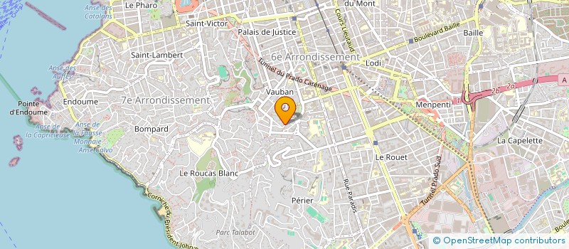 localisation de l'entreprise MONSIEUR PAUL DAHER à MARSEILLE
