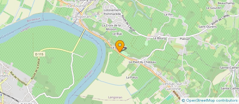 localisation de l'entreprise MONSIEUR PAUL DALL' ANESE  LANGOIRAN