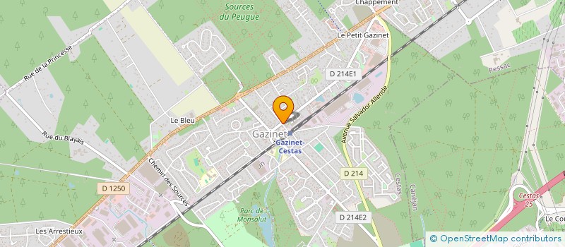 localisation de l'entreprise MONSIEUR PAUL DALOUCHE  CESTAS