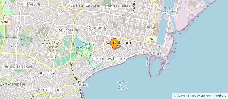 localisation de l'entreprise MONSIEUR PAUL DAMINETTE  SAINT-NAZAIRE