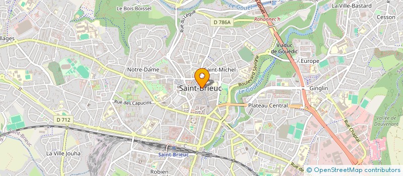 localisation de l'entreprise MONSIEUR PAUL DANET  SAINT-BRIEUC