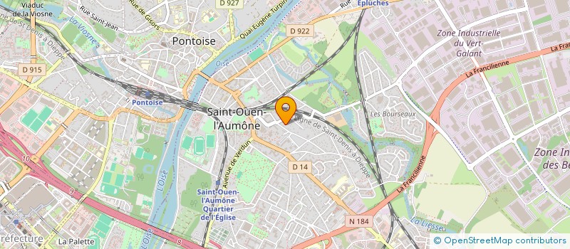 localisation de l'entreprise MONSIEUR PAUL DARMON à SAINT-OUEN-L'AUMONE
