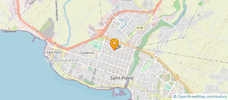 localisation de l'entreprise MONSIEUR PAUL-DARREN BRAY à SAINT-PIERRE