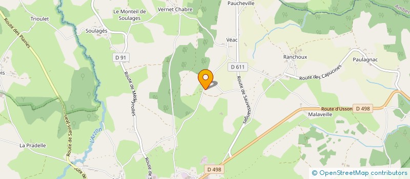 localisation de l'entreprise MONSIEUR PAUL DAVAL  CRAPONNE-SUR-ARZON