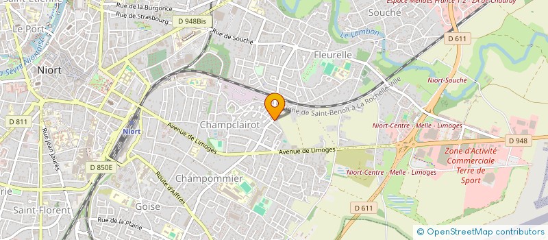 localisation de l'entreprise MONSIEUR PAUL DAVID  NIORT