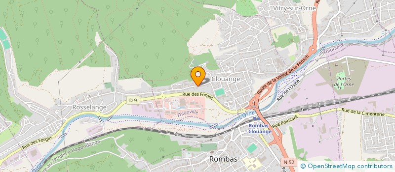 localisation de l'entreprise MONSIEUR PAUL DE ABREU  CLOUANGE