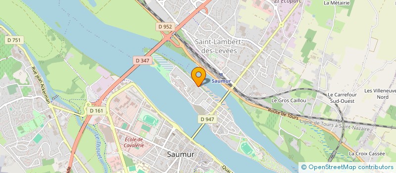 localisation de l'entreprise MONSIEUR PAUL DE BAILLIENCOURT DIT COURCOL  SAUMUR