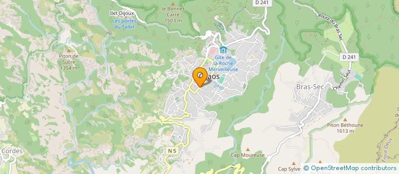 localisation de l'entreprise MONSIEUR PAUL DE BOISVILLIERS à CILAOS