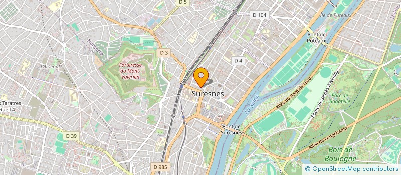 localisation de l'entreprise MONSIEUR PAUL DE CALONNE à SURESNES