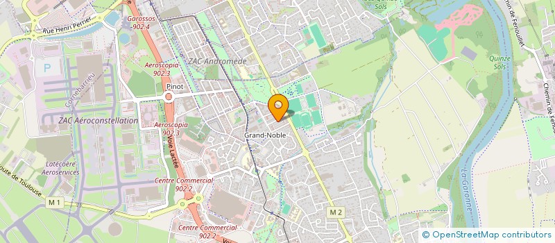 localisation de l'entreprise MONSIEUR PAUL DE LA CROIX  BLAGNAC