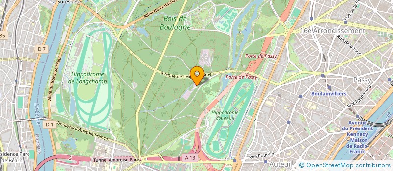 localisation de l'entreprise MONSIEUR PAUL DE LA GRANGE JORDAN DE SURY  PARIS