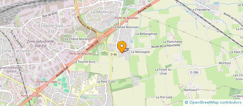 localisation de l'entreprise MONSIEUR PAUL DE LANZAC DE MONTLOGIS à CESSON-SEVIGNE