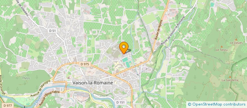 localisation de l'entreprise MONSIEUR PAUL DE LUCA  VAISON-LA-ROMAINE