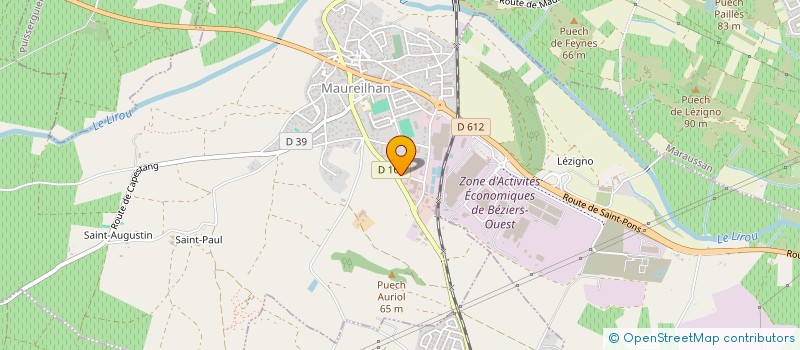 localisation de l'entreprise MONSIEUR PAUL DE PASTORS  MAUREILHAN