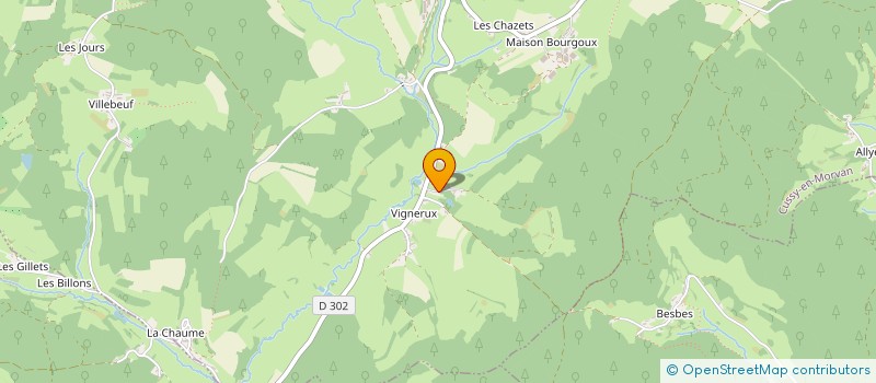 localisation de l'entreprise MONSIEUR PAUL DE VRIES  CUSSY-EN-MORVAN