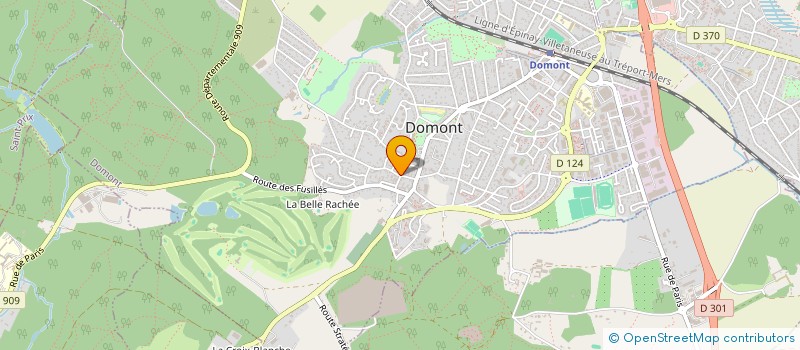 localisation de l'entreprise MONSIEUR PAUL DEBAYE  DOMONT