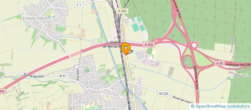 localisation de l'entreprise MONSIEUR PAUL DEBES  VENDENHEIM