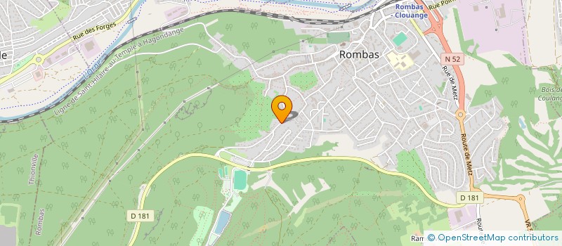 localisation de l'entreprise MONSIEUR PAUL DEBRIS  ROMBAS