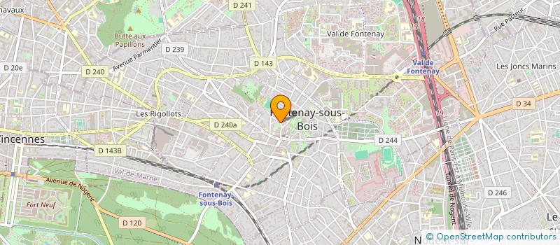 localisation de l'entreprise MONSIEUR PAUL DEBY à FONTENAY-SOUS-BOIS