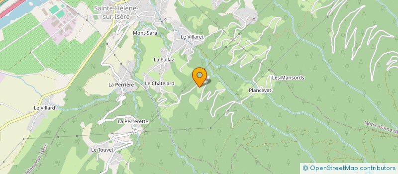 localisation de l'entreprise MONSIEUR PAUL DEGLISE FAVRE  SAINTE-HELENE-SUR-ISERE