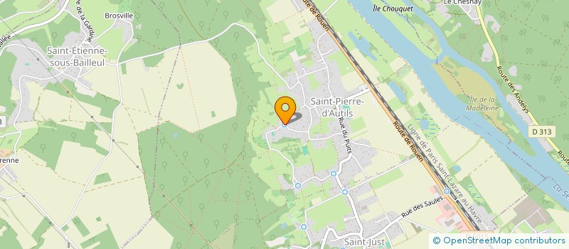 localisation de l'entreprise MONSIEUR PAUL DEJOIE  LA CHAPELLE-LONGUEVILLE