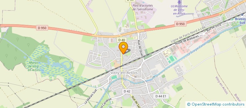 localisation de l'entreprise MONSIEUR PAUL DELANNOY  VITRY-EN-ARTOIS