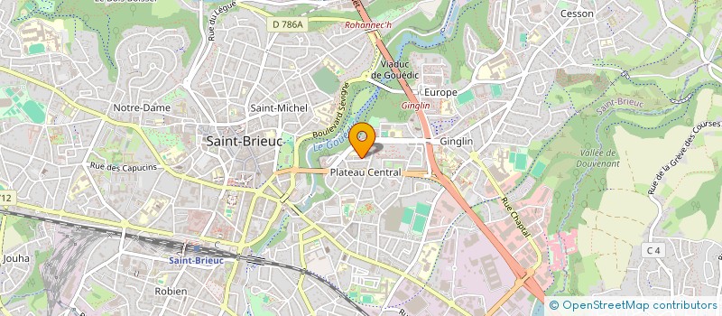 localisation de l'entreprise MONSIEUR PAUL DELEON à SAINT-BRIEUC