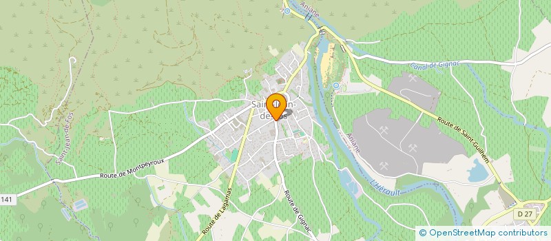 localisation de l'entreprise MONSIEUR PAUL DELIEUZE  SAINT-JEAN-DE-FOS