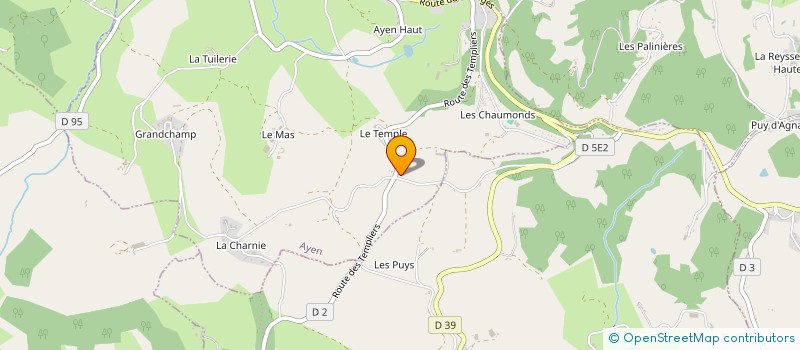 localisation de l'entreprise MONSIEUR PAUL DELMAS  AYEN