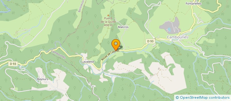 localisation de l'entreprise MONSIEUR PAUL DELOST  ANGLES