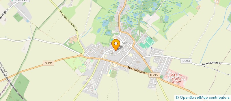 localisation de l'entreprise MONSIEUR PAUL DEMAEREL  GUINES