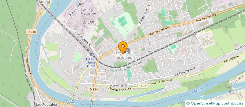 localisation de l'entreprise MONSIEUR PAUL DEMANDRILLE  SAINT-AUBIN-LES-ELBEUF