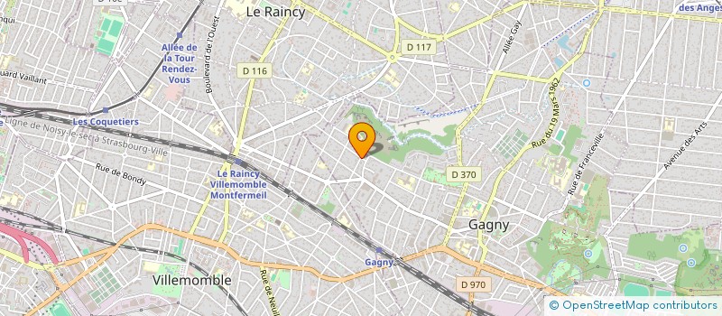 localisation de l'entreprise MONSIEUR PAUL DEMARS  GAGNY