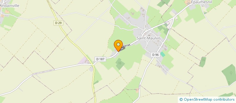 localisation de l'entreprise MONSIEUR PAUL DENEUX  SAINT-MAULVIS