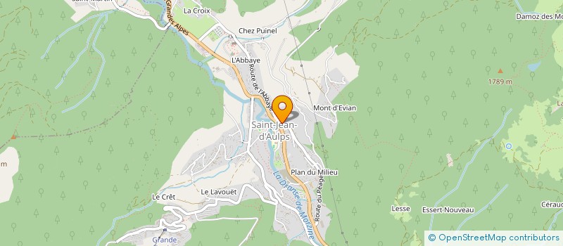 localisation de l'entreprise MONSIEUR PAUL DENICOLO  SAINT-JEAN-D'AULPS