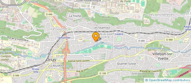 localisation de l'entreprise MONSIEUR PAUL-DENIS MBENGA à ORSAY