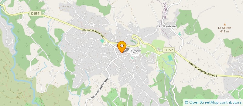 localisation de l'entreprise MONSIEUR PAUL DENIZET  FLAYOSC