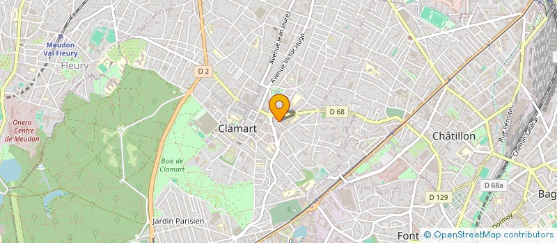 localisation de l'entreprise MONSIEUR PAUL DENUIT à CLAMART