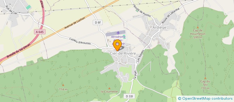 localisation de l'entreprise MONSIEUR PAUL DESCAILLAUX  CIER-DE-RIVIERE