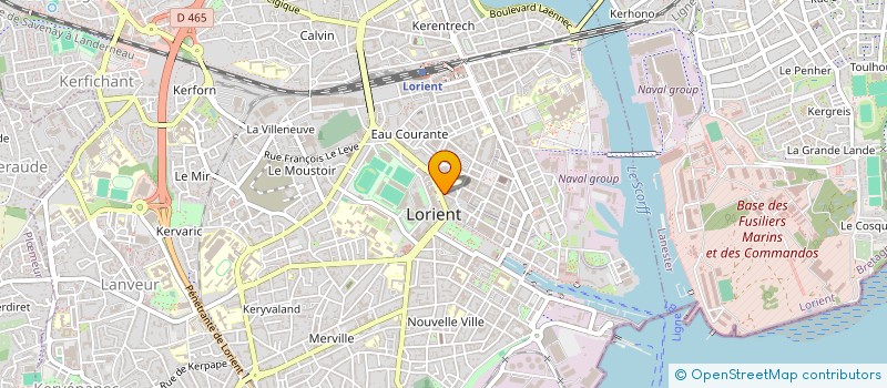 localisation de l'entreprise MONSIEUR PAUL DESCATEAUX  LORIENT