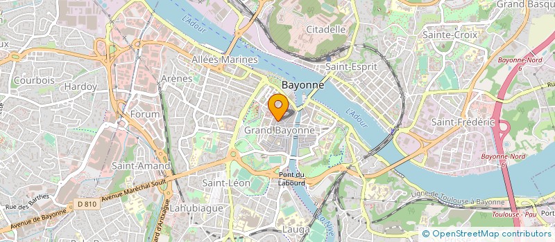 localisation de l'entreprise MONSIEUR PAUL DESMARCHELIER à BAYONNE