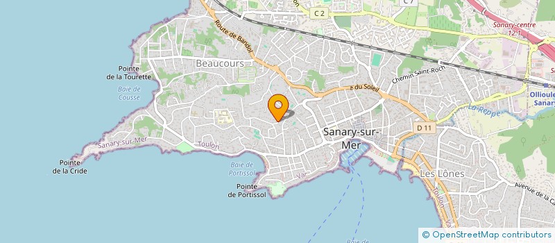 localisation de l'entreprise MONSIEUR PAUL DESMARRE à SANARY-SUR-MER