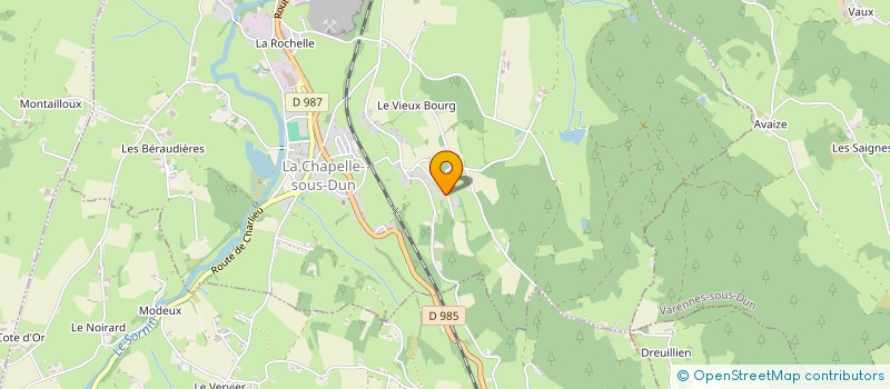 localisation de l'entreprise MONSIEUR PAUL DESMUR  VARENNES-SOUS-DUN