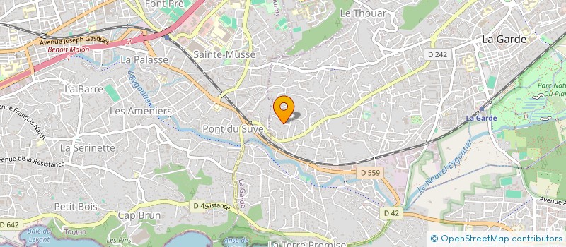 localisation de l'entreprise MONSIEUR PAUL DESOOMER  LA GARDE